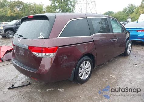 2015 Honda Odyssey Ex-L from USA, damaged, VIN 5FNRL5H63FB111396